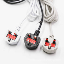 PK-0T01       England British 3 Pin BSI Approval AC Power Cord 250V ASTA BS Electric Cable 3 Prong Fused UK Plug